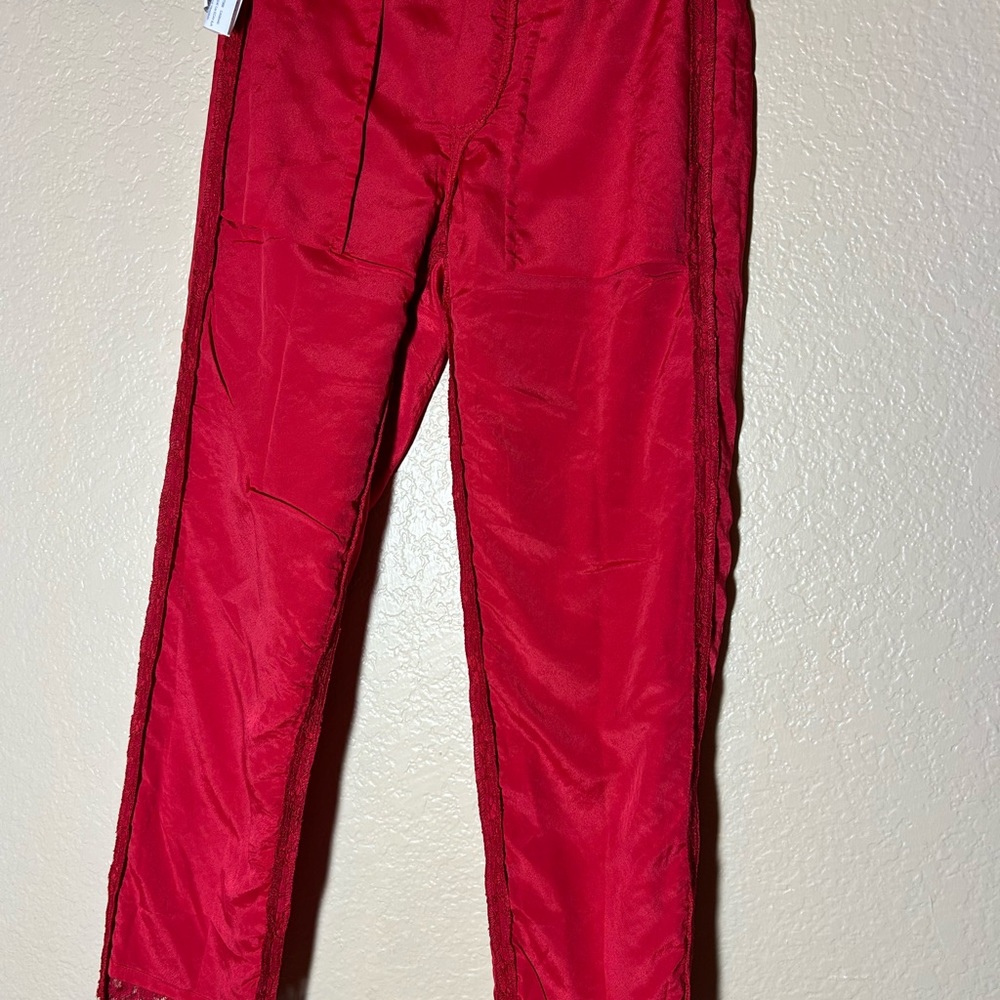 J. Crew Vibrant Red Lace Garment SIZE 00 - Picture 8 of 12